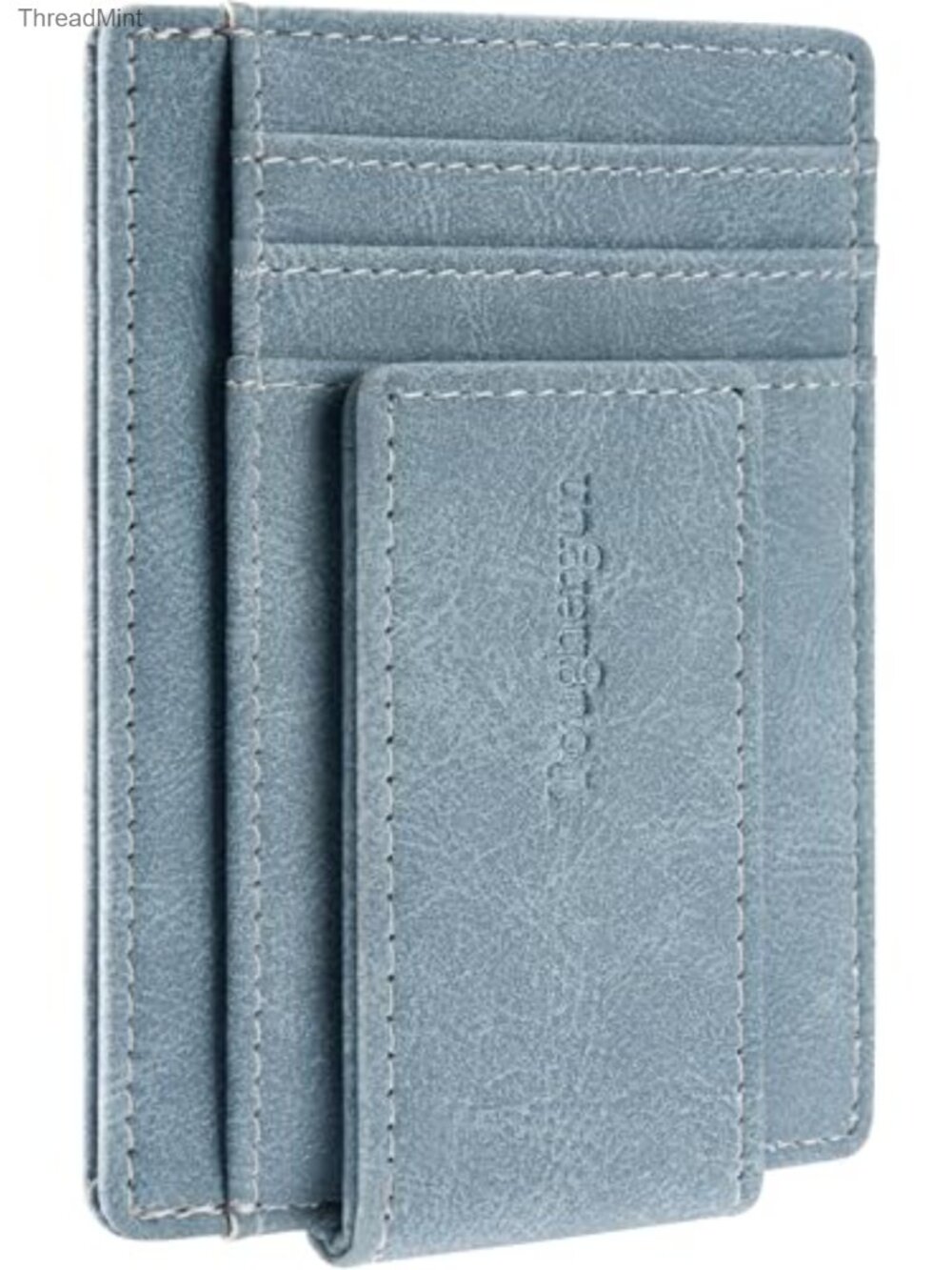 Slim RFID Blocking Money Clip Minimalist Front Pocket Card Wallet